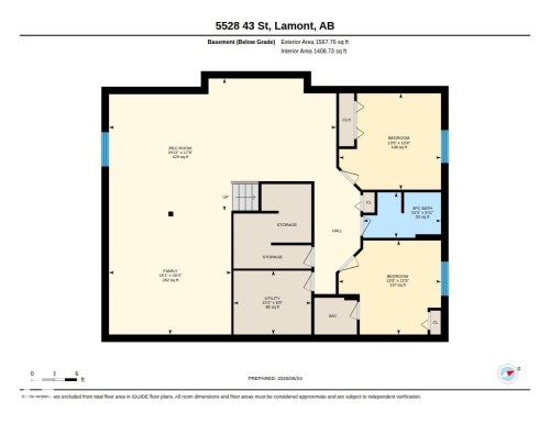 Floor plan - 5528 43 Street, Lamont, AB 