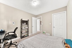 Neutral tone wall paint with a textured ceiling - 