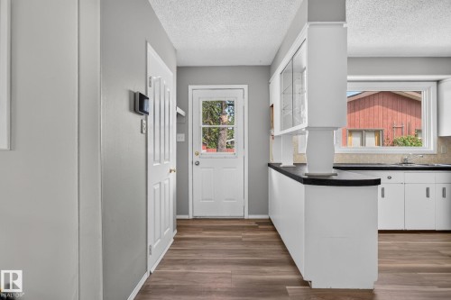 Wood-finish flooring throughout - 13431 109 Street, Edmonton, AB 