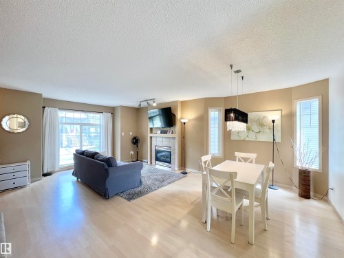 8 4755 Terwillegar Common, Edmonton, AB - Indoor With Fireplace
