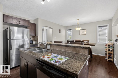 1107 35 Avenue, Edmonton, AB - Indoor Photo Showing Kitchen With Double Sink