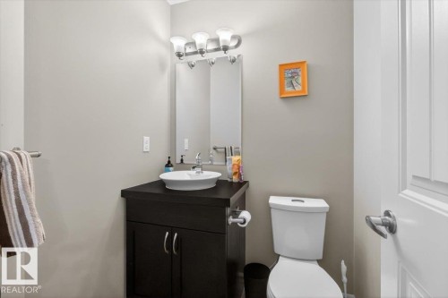 2 piece bath just off the front entry - 1107 35 Avenue, Edmonton, AB - Indoor Photo Showing Bathroom