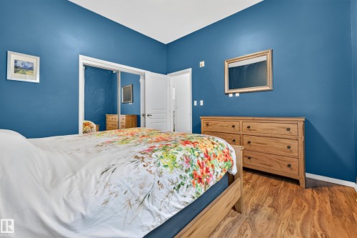 Wood-finish flooring throughout - 410 10531 117 Street, Edmonton, AB 