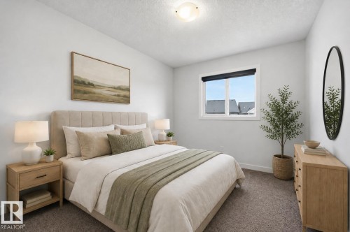 Virtually staged - 3605 Atkinson Loop, Edmonton, AB - Indoor Photo Showing Bedroom