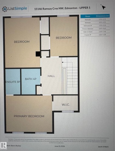 Floor plan - 15146 Ramsay Crescent, Edmonton, AB 