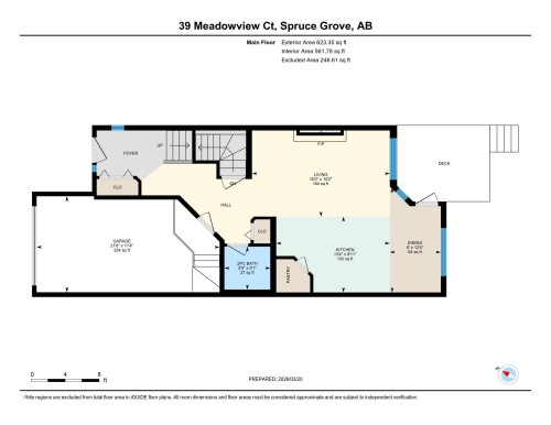 Floor plan - 39 Meadowview Court, Spruce Grove, AB 