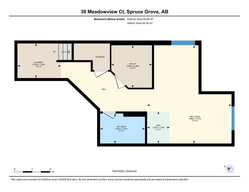 Floor plan - 39 Meadowview Court, Spruce Grove, AB 
