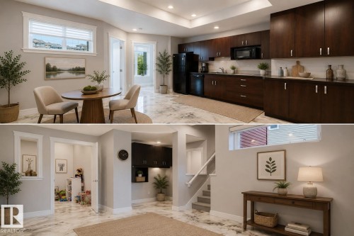 Property Interior Images. Presenting various areas within the property, including a kitchen, dining area, and additional rooms - 3438 West Landing Landing, Edmonton, AB 