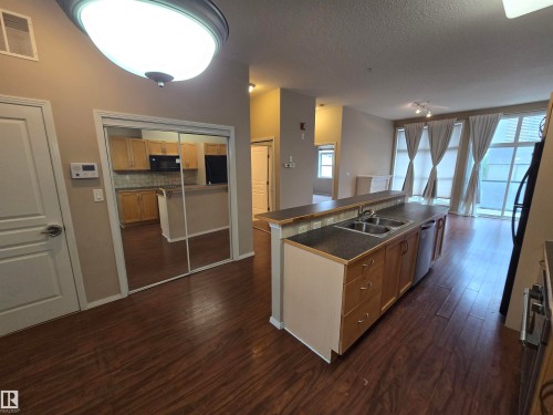 Edmonton, AB - Indoor Photo Showing Kitchen With Double Sink