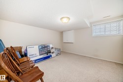 Carpeted room featuring a ceiling-mounted light fixture and a single window with blinds - 