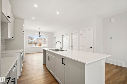 1224 Mcleod Avenue, Spruce Grove, AB - Indoor Photo Showing Kitchen With Double Sink