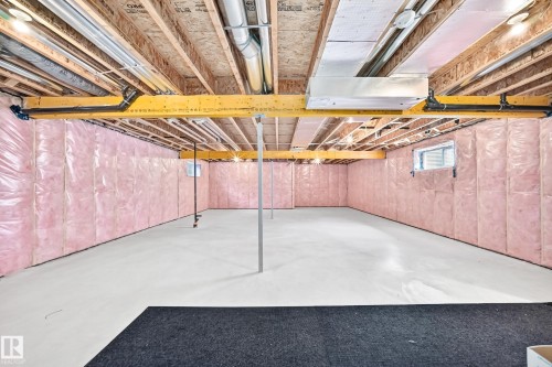 Spacious unfinished basement offering extensive customization potential - 1781 Melrose Crescent, Edmonton, AB 