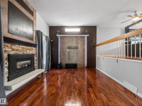17092 67 Avenue, Edmonton, AB - Indoor Photo Showing Other Room With Fireplace