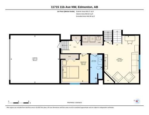 Floor plan - 11715 11B Avenue, Edmonton, AB 