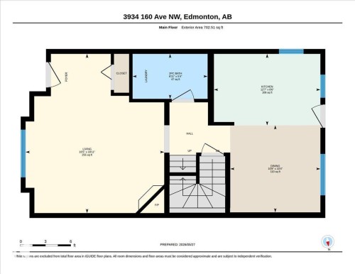 Floor plan - 3934 160 Avenue, Edmonton, AB 