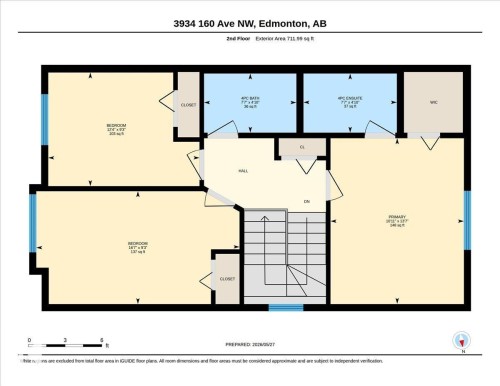 Floor plan - 3934 160 Avenue, Edmonton, AB 