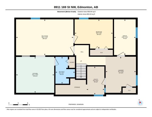 Floor plan - 8911 169 Street Nw, Edmonton, AB 