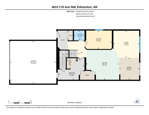 Floor plan - 4615 175 Avenue, Edmonton, AB 