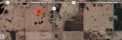 Aerial Map. Displaying the geographic position of the property via satellite imagery - 24209 Hwy 625, Beaumont, AB 