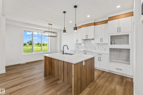 178 Elliott Wynd, Fort Saskatchewan, AB - Indoor Photo Showing Kitchen With Upgraded Kitchen