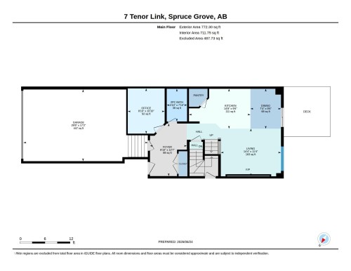 Floor plan - 7 Tenor Link, Spruce Grove, AB 