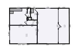 Floor plan of main level - 