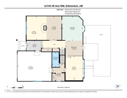 Floor plan - 11742 29 Avenue, Edmonton, AB 
