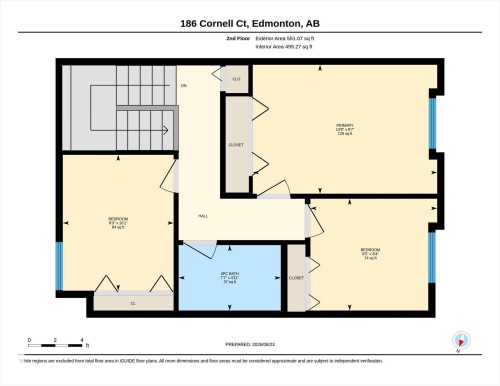 Floor plan - 186 Cornell Crest, Edmonton, AB 