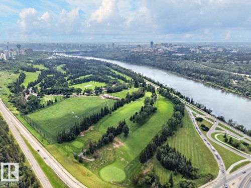Walking, Jogging, Bike Trails + Golf - #602 12303 Jasper Av Nw, Edmonton, AB - Outdoor With Body Of Water With View