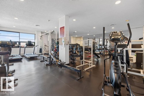 #603 10175 109 St Nw, Edmonton, AB - Indoor Photo Showing Gym Room