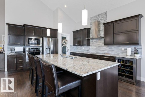 24 Elise Place, St. Albert, AB - Indoor Photo Showing Kitchen With Upgraded Kitchen