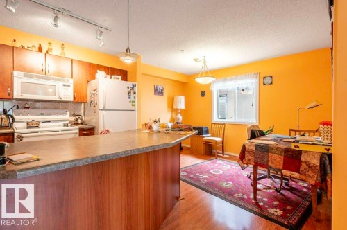 A view into the adjacent dining room - 303 10528 77 Avenue, Edmonton, AB 