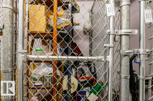There is a separate storage cage, for this unit, on the main floor in the Storage Room. - 303 10528 77 Avenue, Edmonton, AB 
