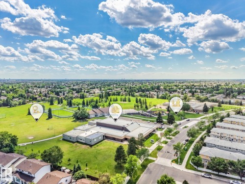 Aerial perspective showcasing the surrounding community - 17237 104 Street, Edmonton, AB 