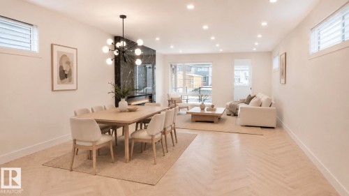 11712 122 Street, Edmonton, AB - Indoor Photo Showing Dining Room