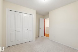 Recessed bi-fold closet doors provide storage - 