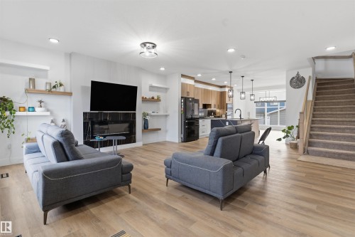 4373 37 Street, Beaumont, AB - Indoor Photo Showing Living Room