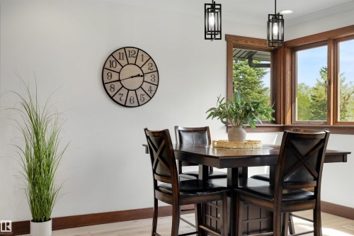 13850 Ravine Drive, Edmonton, AB - Indoor Photo Showing Dining Room