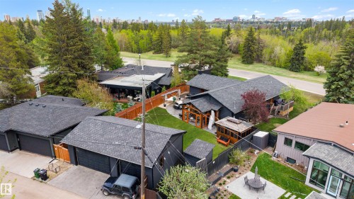13850 Ravine Drive, Edmonton, AB - Outdoor With Deck Patio Veranda With View