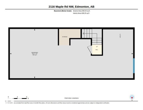 Floor plan - 2116 Maple Road, Edmonton, AB 