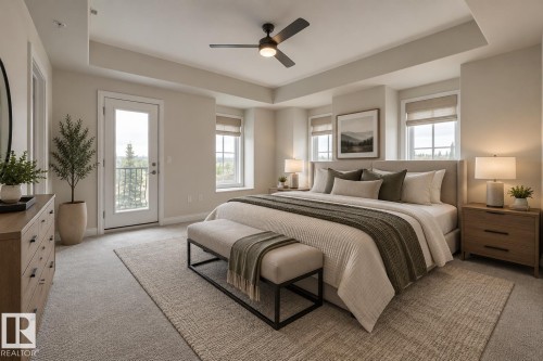 This image has been virtually staged - #416 1406 Hodgson Wy Nw, Edmonton, AB 