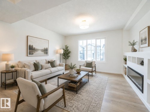 7032 Rosenthal Drive, Edmonton, AB - Indoor Photo Showing Living Room