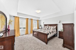 Recessed tray ceiling with central flush mount lighting - 
