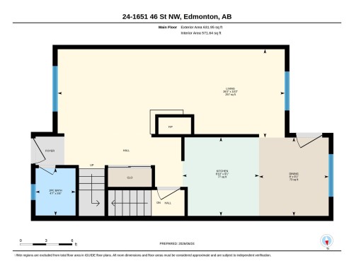 Floor plan - 24 1651 46 Street, Edmonton, AB 