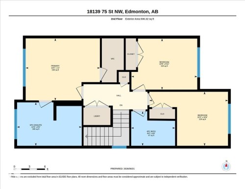 Floor plan - 18139 75 Street, Edmonton, AB 