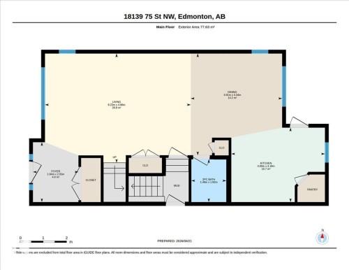 Floor plan - 18139 75 Street, Edmonton, AB 