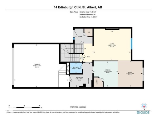 Floor plan - 14 Edinburgh Crt N, St. Albert, AB 