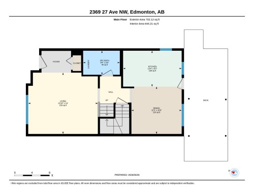 Floor plan - 2369 27 Avenue, Edmonton, AB 