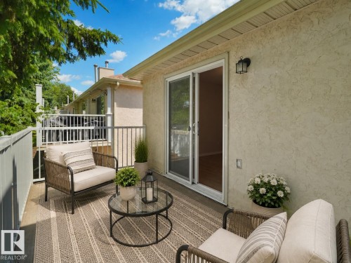 Private balcony with textured exterior finish - 1855 Mill Woods Rd E Nw, Edmonton, AB 