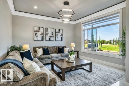 #50 50532 Range Road 234, Rural Leduc County, AB - Indoor Photo Showing Living Room